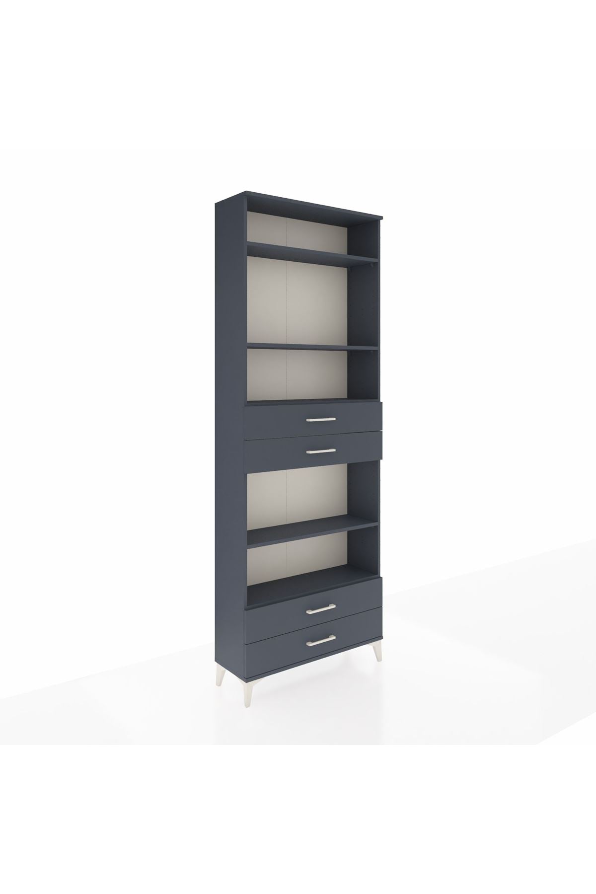 Arges Dolap 5 Raflı 4 Çekmeceli 88x30x243 - S33M254V5A