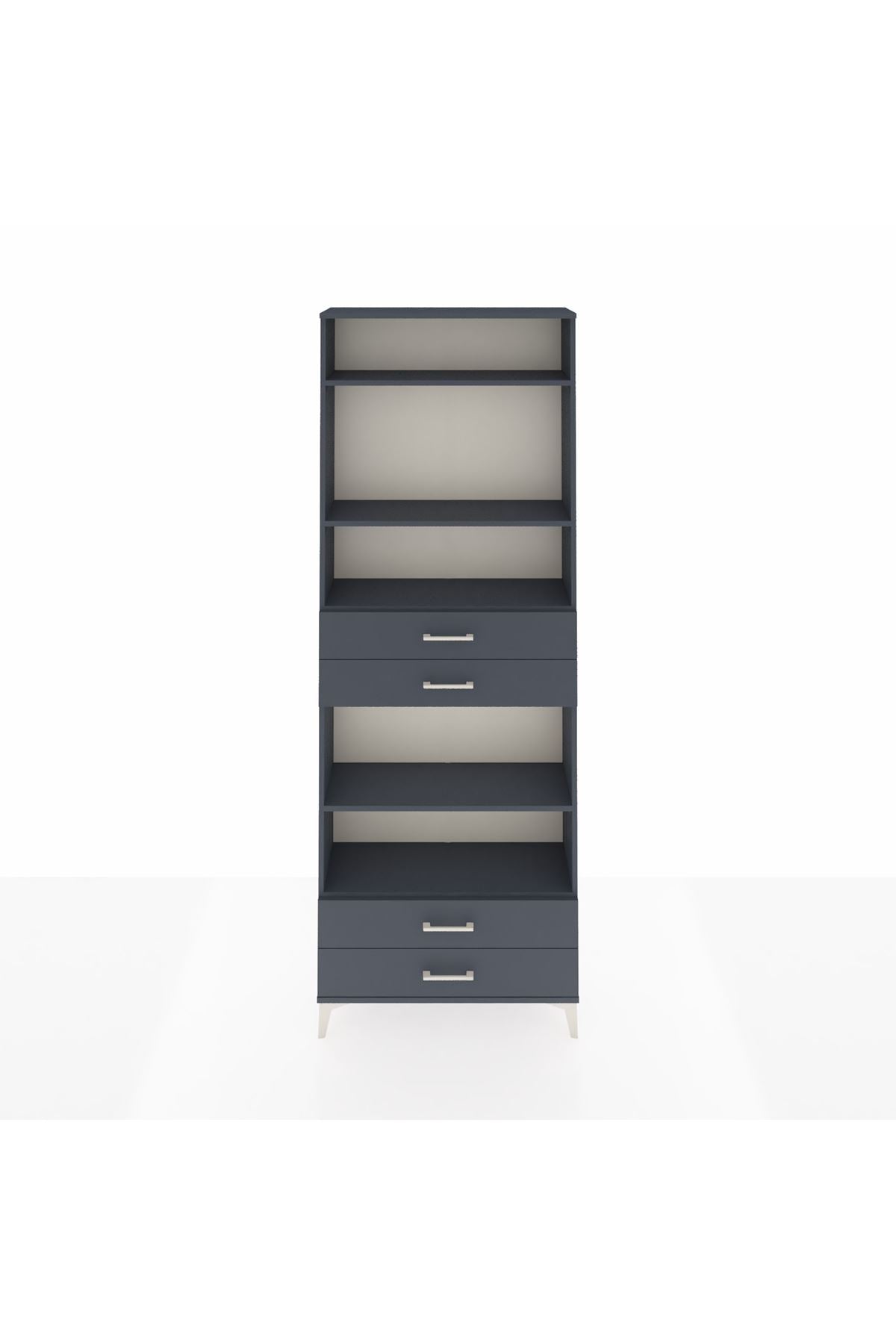Arges Dolap 5 Raflı 4 Çekmeceli 88x30x243 - S33M254V5A