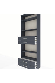 Arges Dolap 5 Raflı 4 Çekmeceli 88x30x243 - S33M254V5A
