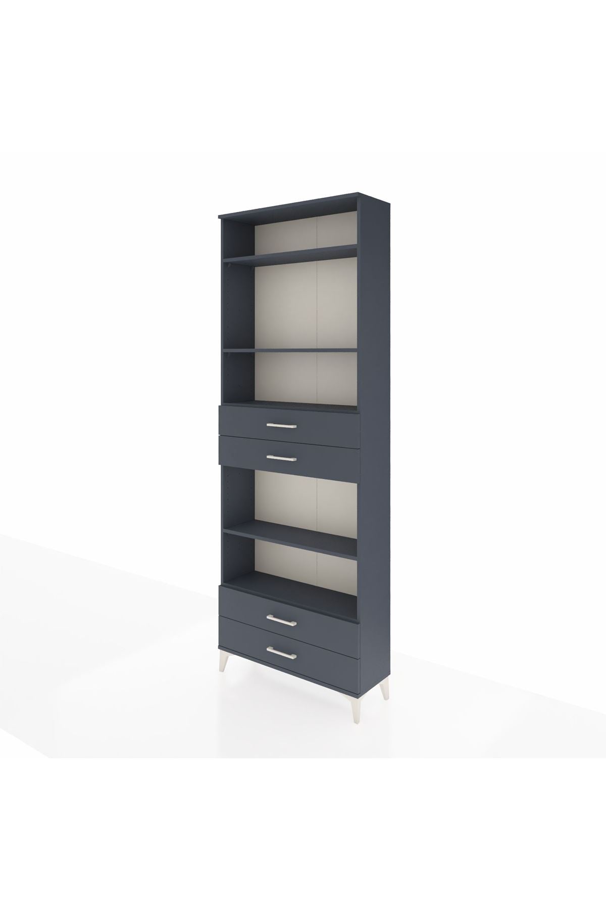 Arges Dolap 5 Raflı 4 Çekmeceli 88x30x243 - S33M254V5A