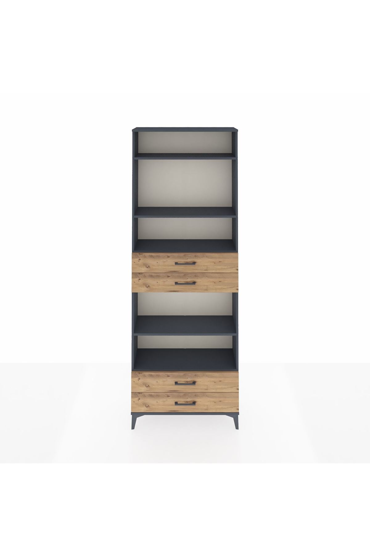 Arges Dolap 5 Raflı 4 Çekmeceli 88x30x243 - S33M254V6A