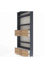 Arges Dolap 5 Raflı 4 Çekmeceli 88x30x243 - S33M254V6A
