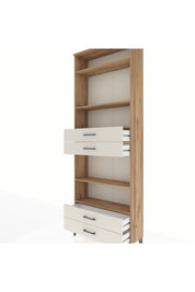 Arges Dolap 5 Raflı 4 Çekmeceli 88x30x243 - S33M254V7A