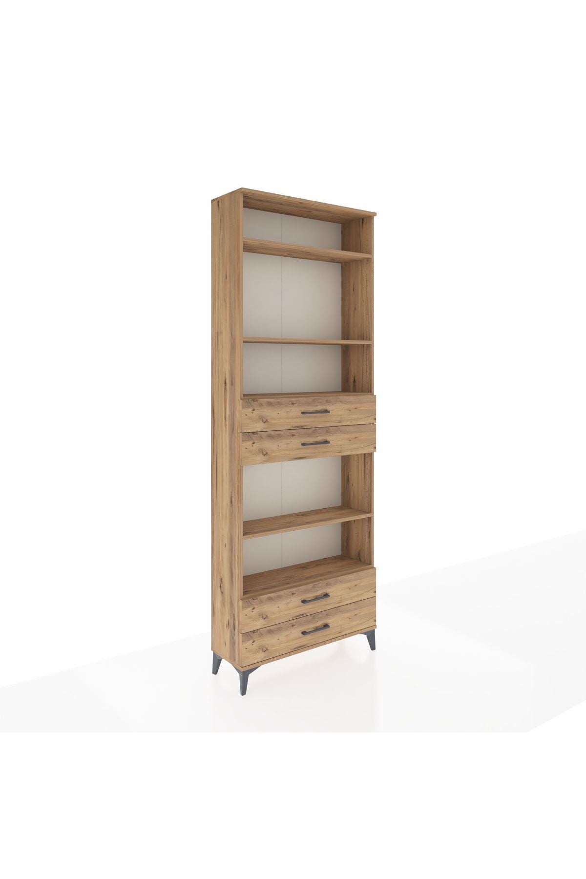 Arges Dolap 5 Raflı 4 Çekmeceli 88x30x243 - S33M254V9A