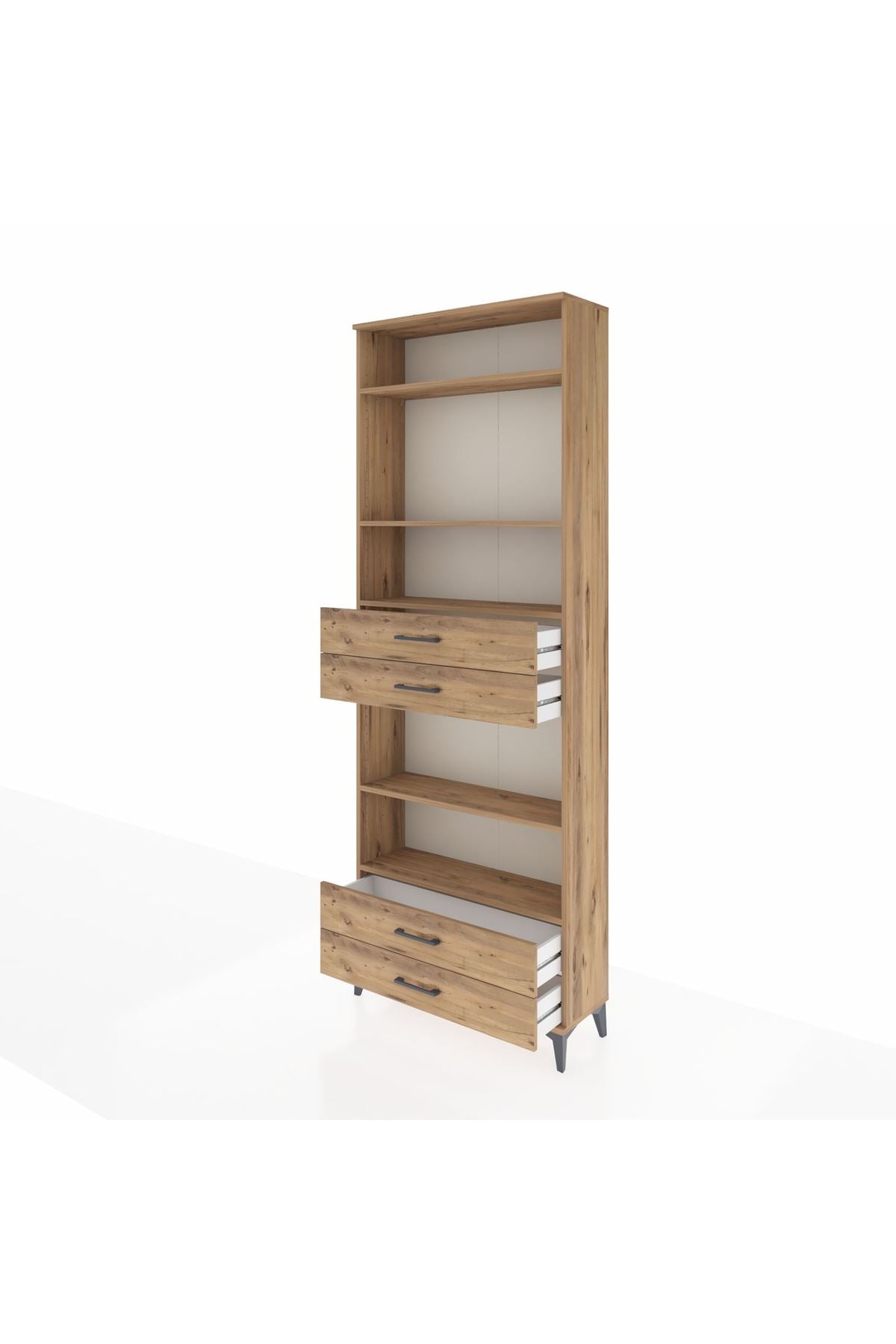 Arges Dolap 5 Raflı 4 Çekmeceli 88x30x243 - S33M254V9A