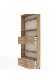 Arges Dolap 5 Raflı 4 Çekmeceli 88x30x243 - S33M254V9A