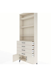 Arges Dolap 4 Raflı 4 Çekmeceli 2 Kapaklı 88x30x243 - S33M256V1A
