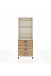 Arges Dolap 4 Raflı 4 Çekmeceli 2 Kapaklı 88x30x243 - S33M256V3A