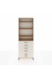 Arges Dolap 4 Raflı 4 Çekmeceli 2 Kapaklı 88x30x243 - S33M256V7A