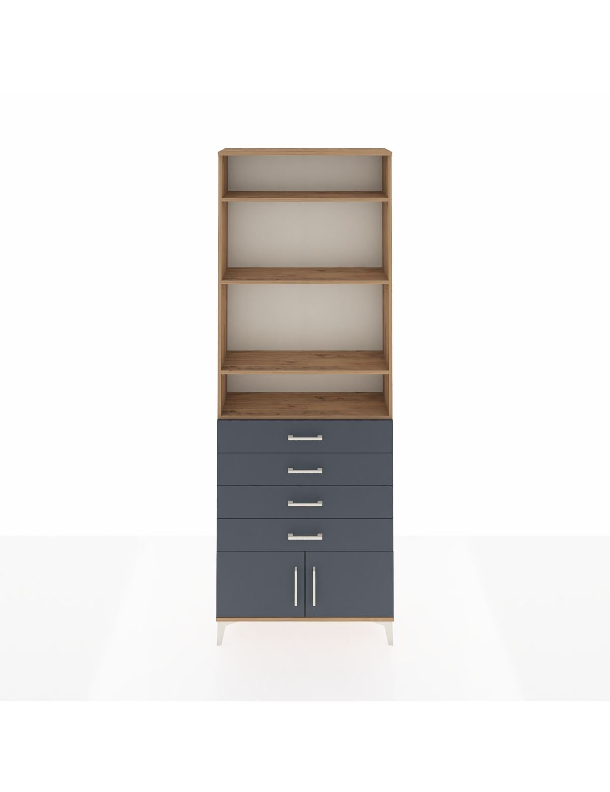 Arges Dolap 4 Raflı 4 Çekmeceli 2 Kapaklı 88x30x243 - S33M256V8A