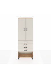 Arges Dolap 3 Raflı 4 Çekmeceli 2 Kapaklı 88x30x243 - S33M257V7A