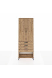 Arges Dolap 3 Raflı 4 Çekmeceli 2 Kapaklı 88x30x243 - S33M257V9A