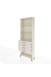Arges Dolap 3 Raflı 4 Çekmeceli 88x30x243 - S33M258V1A