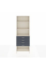Arges Dolap 3 Raflı 4 Çekmeceli 88x30x243 - S33M258V2A