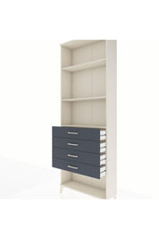 Arges Dolap 3 Raflı 4 Çekmeceli 88x30x243 - S33M258V2A