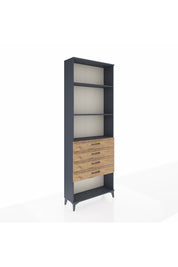 Arges Dolap 3 Raflı 4 Çekmeceli 88x30x243 - S33M258V6A
