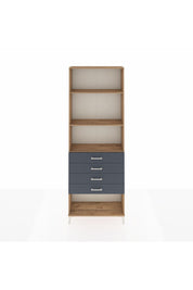 Arges Dolap 3 Raflı 4 Çekmeceli 88x30x243 - S33M258V8A