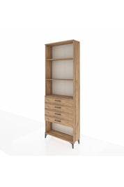 Arges Dolap 3 Raflı 4 Çekmeceli 88x30x243 - S33M258V9A
