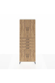 Arges Dolap 3 Raflı 4 Çekmeceli 4 Kapaklı 88x30x243 - S33M259V3A
