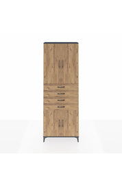 Arges Dolap 3 Raflı 4 Çekmeceli 4 Kapaklı 88x30x243 - S33M259V6A