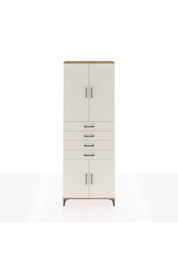 Arges Dolap 3 Raflı 4 Çekmeceli 4 Kapaklı 88x30x243 - S33M259V7A