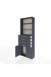 Arges Dolap 3 Raflı 4 Çekmeceli 2 Kapaklı 88x30x243 - S33M260V5A