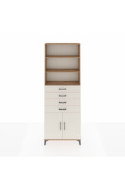 Arges Dolap 3 Raflı 4 Çekmeceli 2 Kapaklı 88x30x243 - S33M260V7A