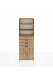 Arges Dolap 3 Raflı 4 Çekmeceli 2 Kapaklı 88x30x243 - S33M260V9A