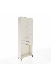 Arges Dolap 3 Raflı 4 Çekmeceli 2 Kapaklı 88x30x243 - S33M261V1A