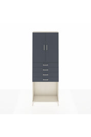 Arges Dolap 3 Raflı 4 Çekmeceli 2 Kapaklı 88x30x243 - S33M261V2A