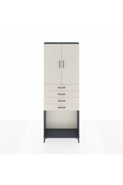 Arges Dolap 3 Raflı 4 Çekmeceli 2 Kapaklı 88x30x243 - S33M261V4A