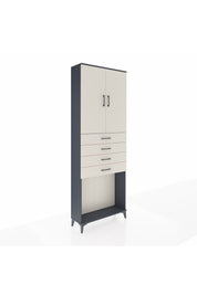 Arges Dolap 3 Raflı 4 Çekmeceli 2 Kapaklı 88x30x243 - S33M261V4A