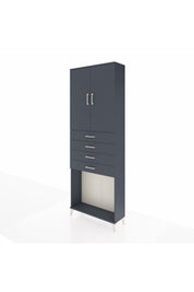 Arges Dolap 3 Raflı 4 Çekmeceli 2 Kapaklı 88x30x243 - S33M261V5A