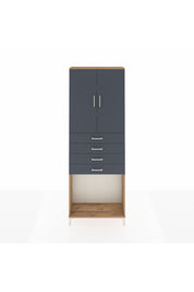 Arges Dolap 3 Raflı 4 Çekmeceli 2 Kapaklı 88x30x243 - S33M261V8A