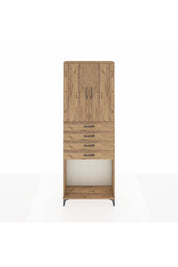 Arges Dolap 3 Raflı 4 Çekmeceli 2 Kapaklı 88x30x243 - S33M261V9A