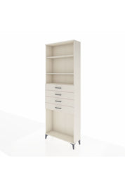 Arges Dolap 3 Raflı 4 Çekmeceli 88x30x243 - S33M262V1A