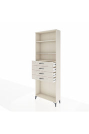 Arges Dolap 3 Raflı 4 Çekmeceli 88x30x243 - S33M262V1A