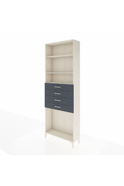 Arges Dolap 3 Raflı 4 Çekmeceli 88x30x243 - S33M262V2A