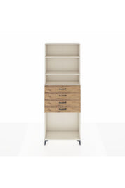 Arges Dolap 3 Raflı 4 Çekmeceli 88x30x243 - S33M262V3A