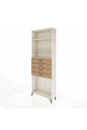 Arges Dolap 3 Raflı 4 Çekmeceli 88x30x243 - S33M262V3A