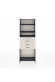 Arges Dolap 3 Raflı 4 Çekmeceli 88x30x243 - S33M262V4A