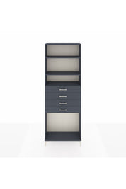 Arges Dolap 3 Raflı 4 Çekmeceli 88x30x243 - S33M262V5A