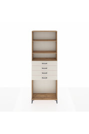 Arges Dolap 3 Raflı 4 Çekmeceli 88x30x243 - S33M262V7A