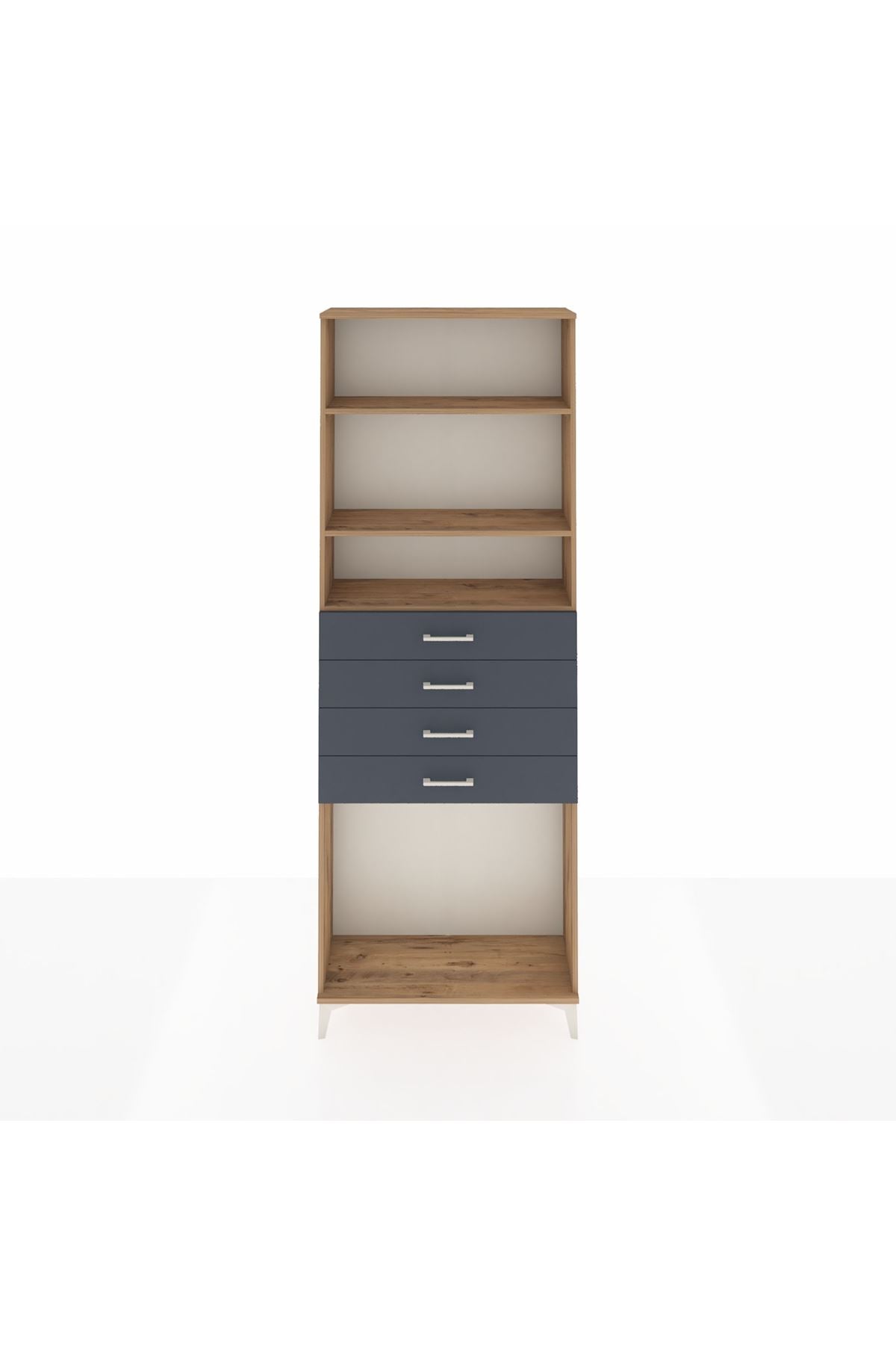 Arges Dolap 3 Raflı 4 Çekmeceli 88x30x243 - S33M262V8A