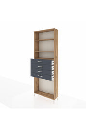 Arges Dolap 3 Raflı 4 Çekmeceli 88x30x243 - S33M262V8A