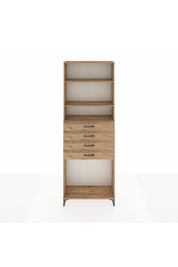 Arges Dolap 3 Raflı 4 Çekmeceli 88x30x243 - S33M262V9A