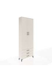 Arges Dolap 5 Raflı 3 Çekmeceli 2 Kapaklı 88x30x243 - S33M263V1A