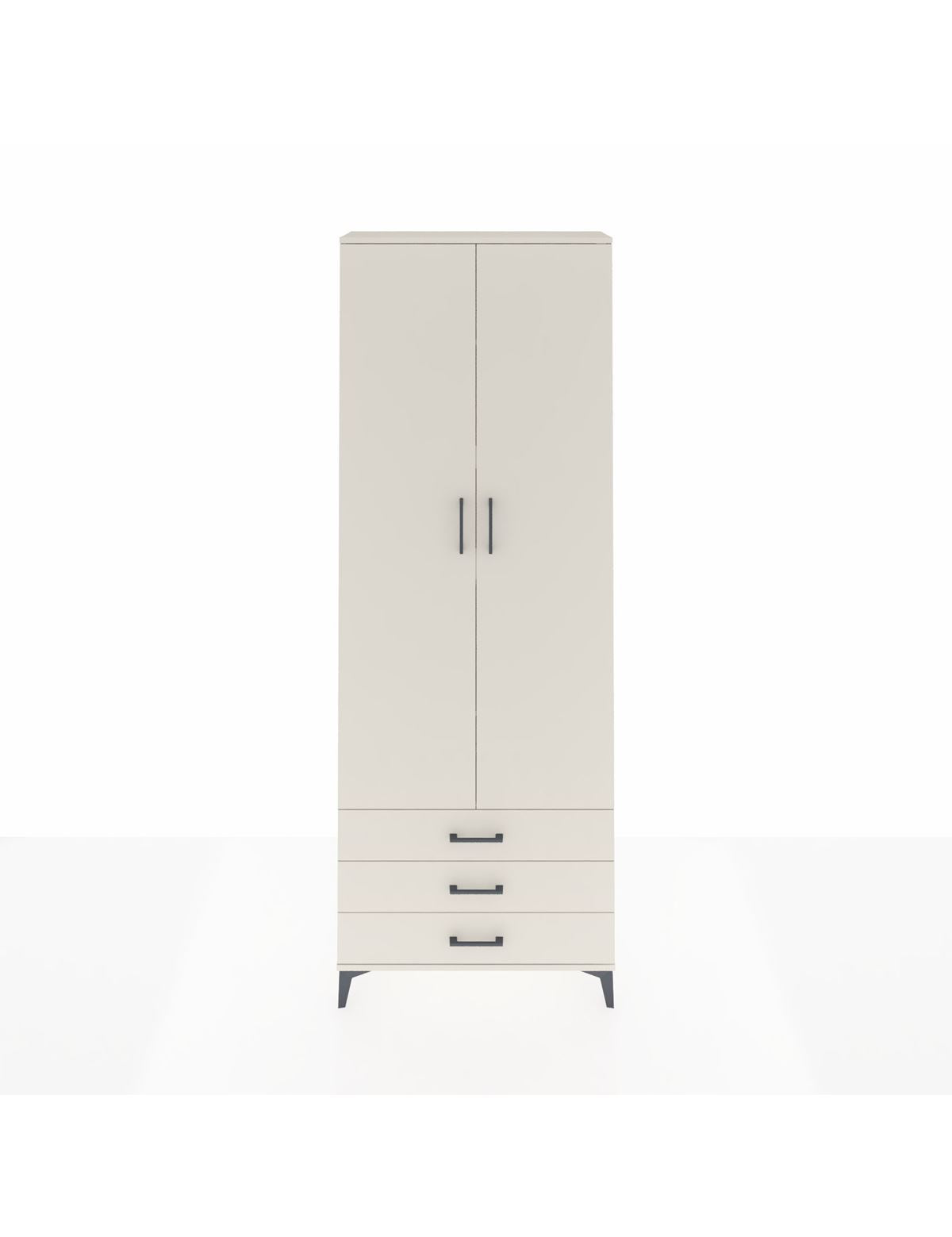 Arges Dolap 5 Raflı 3 Çekmeceli 2 Kapaklı 88x30x243 - S33M263V1A
