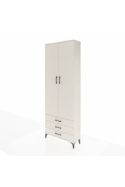 Arges Dolap 5 Raflı 3 Çekmeceli 2 Kapaklı 88x30x243 - S33M263V1A