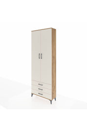 Arges Dolap 5 Raflı 3 Çekmeceli 2 Kapaklı 88x30x243 - S33M263V7A
